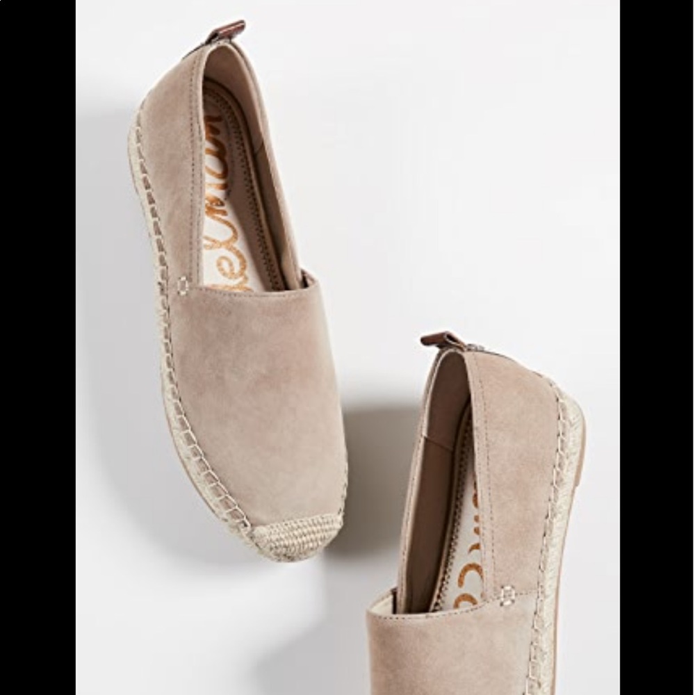 KHLOE, WARM TAUPE SEUDE SAM EDELMAN SIZE 7